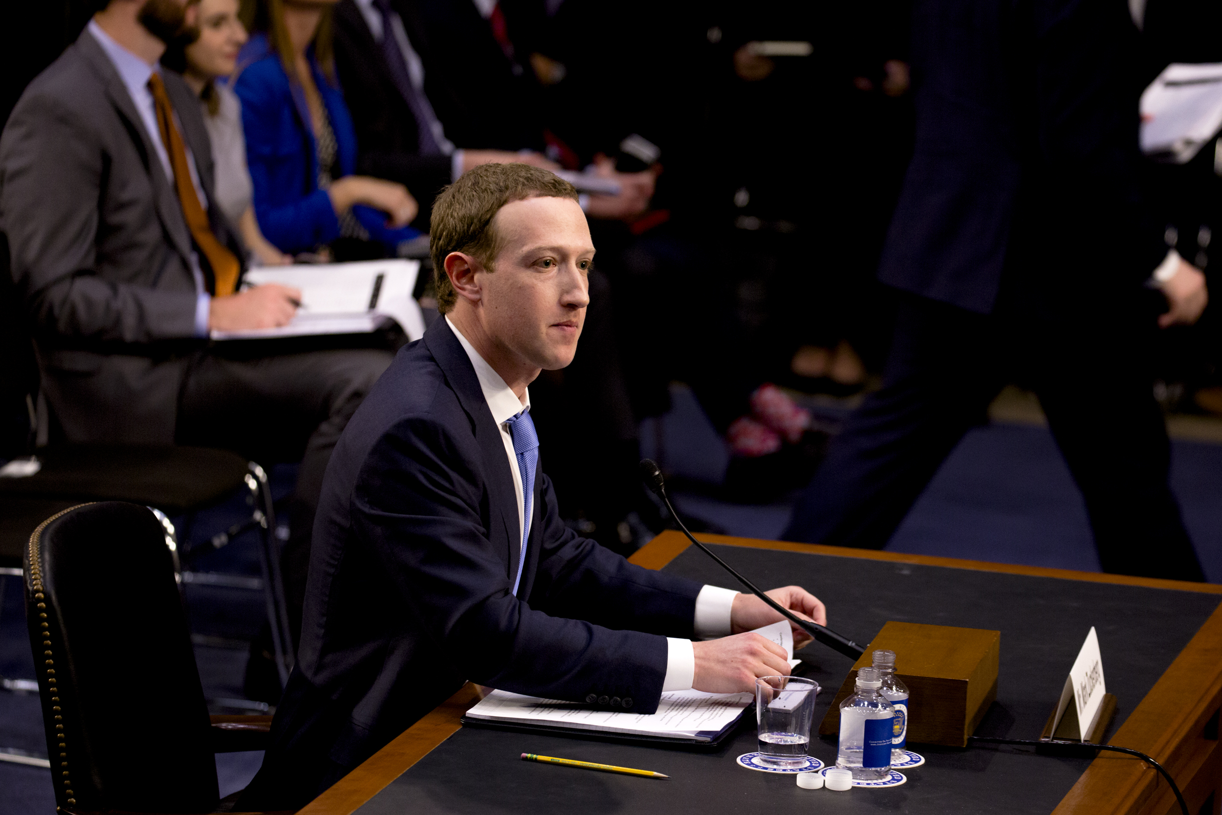 Mark Zuckeberg, dono da Meta, participa de audiência no Congresso dos Estados Unidos, em que se debateu a regulação da mídia